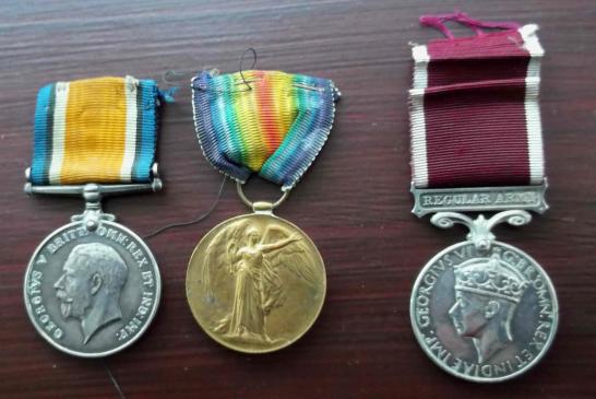 Family Medal Lot Ox & Bucks Light Infantry and RA