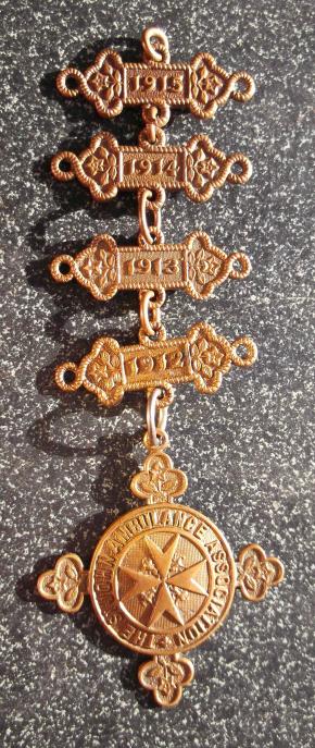 St Johns Ambulance Service Medal WW1 Era