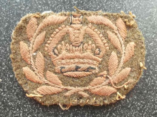 British Army Warrant Officers WO2 Cloth Rank Badge