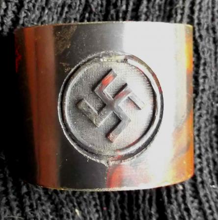 German Third Reich Patriotic Bakelite Napkin Ring