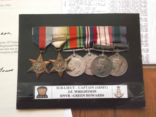 British Army and RNVR Medal Group - Officer