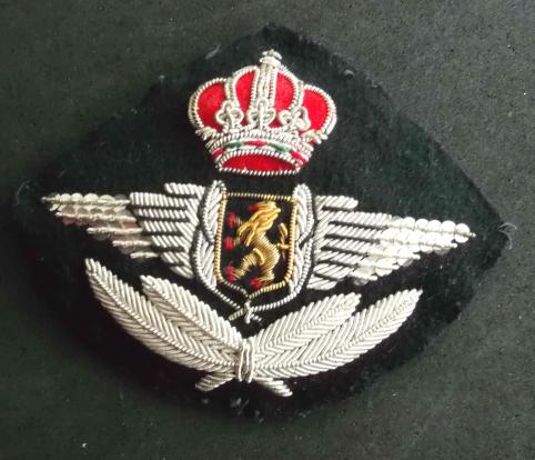 Belgian Air Force Officers Cap Badge