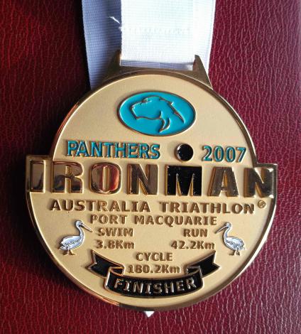 Australia Ironman Challenge Finishers Medal 2007