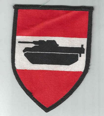 Austrian Federal Army Tank Armoured Patch