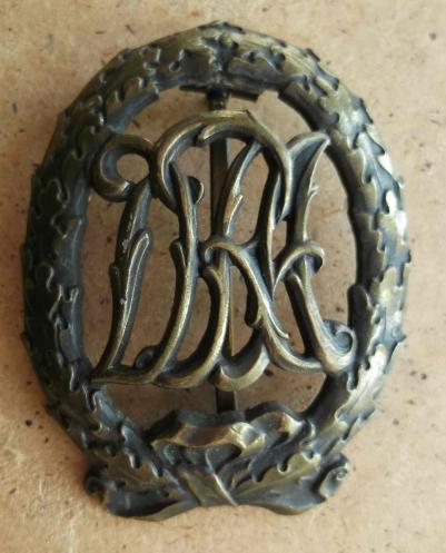 German DRA Sports Badge - Bronze Grade