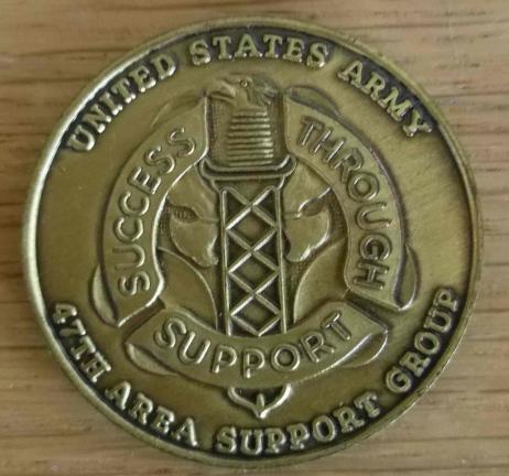 US Army Armed Forces in Great Britain Challenge Coin Cold War