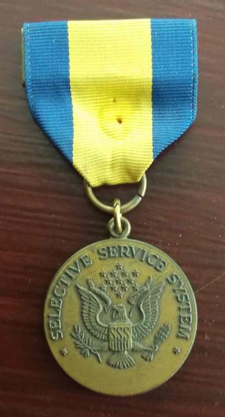 USA Selective Service System Medal