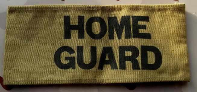 Home Guard Printed Armband British WW2