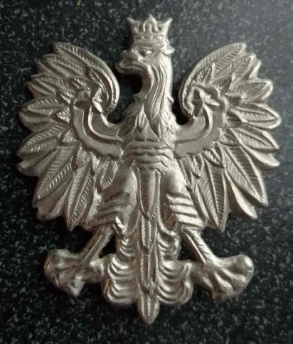 Poland Police Cap Badge Eagle