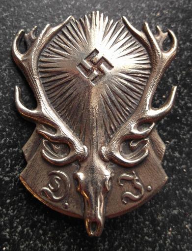 Deutsche Jägerschaft Members Pin - Damaged