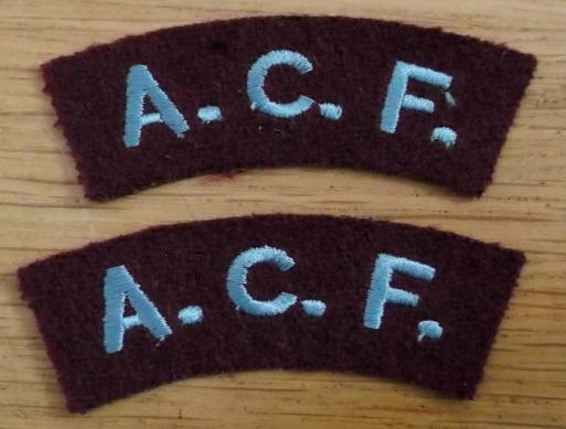 Army Cadet Force Shoulder Titles British ACF Airborne Affiliated