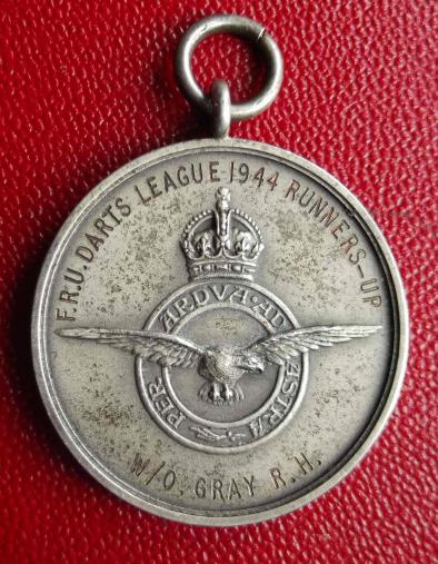 Royal Air Force WW2 Sports Medal - Darts 1944