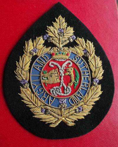 British Army Argyll and Sutherland Highlanders Blazer Badge