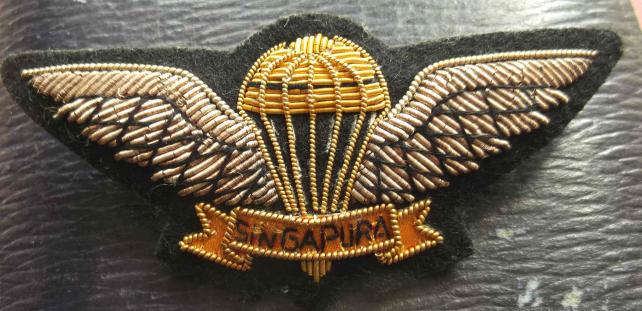 Singapore Parachute Qualification Wings