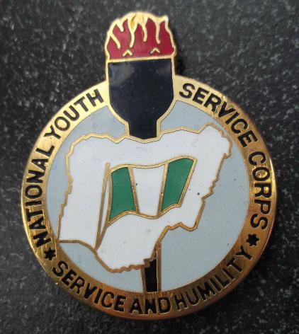 Nigerian Youth Service Corps Pin Badge