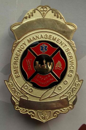 South Africa Emergency Management Badge