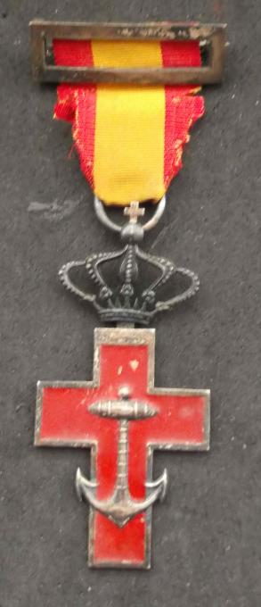 Spanish Kingdom Medal Order of Naval Merit Cross