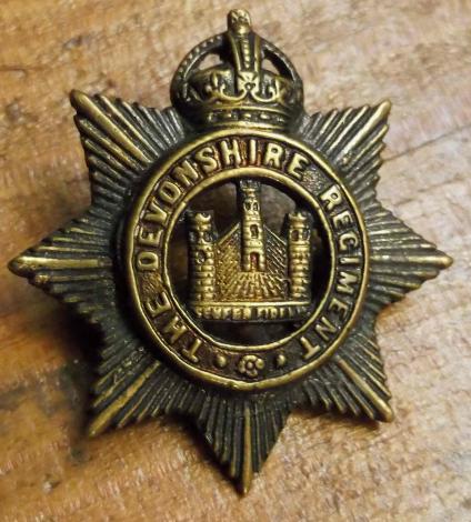 British Army Devonshire Regiment Bazaar Badge