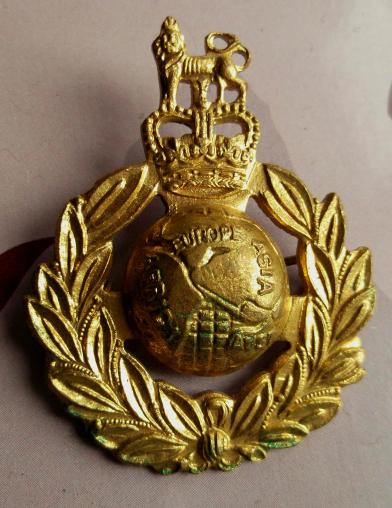 Royal Marines Cap Badge EIR - Brooched