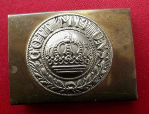 German WW1 Bimetallic Belt Buckle - Old Copy