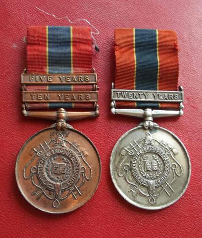 British National Fire Brigades Association Medal Pair