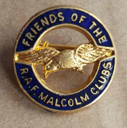 Friends of the RAF Malcolm Clubs Lapel Pin