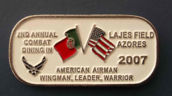 USAF Azores Challenge Token 2007