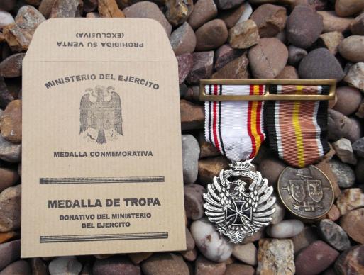 Spanish Blue Division Veterans Medal Pair