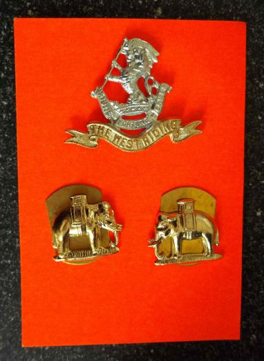 Duke of Wellington's Regiment (West Riding) Cap and Collar Badges