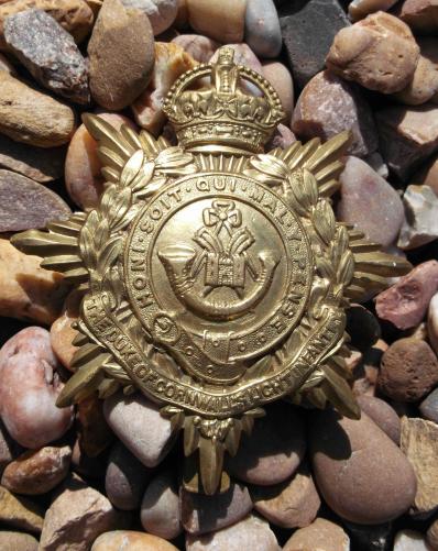 The Duke of Cornwall's Light Infantry (DCLI) Valise Star Badge GVR