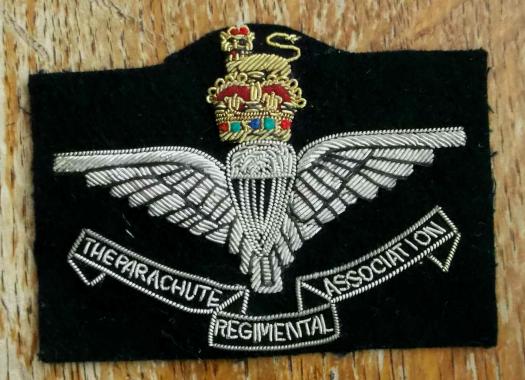 British Army Parachute Regimental Association Blazer Badge