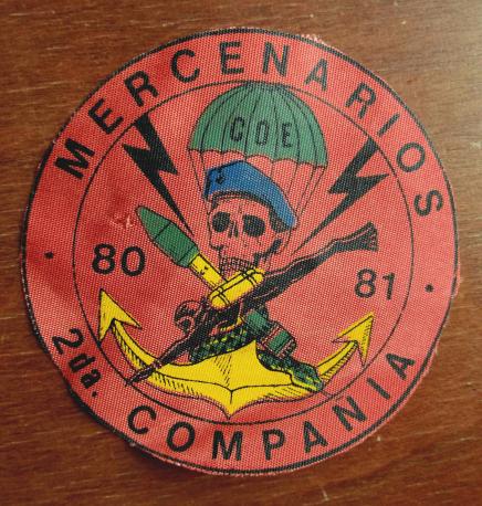 Vintage Mercenary Patch 1980 to 1981