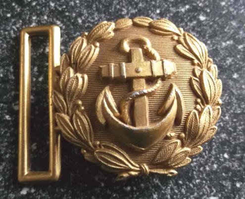 German Navy KM Officer's Small Belt Buckle WW2