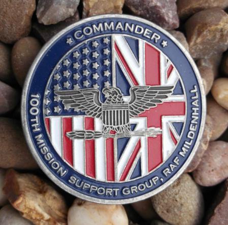 USAF Great Britain Challenge Coin RAF Mildenhall