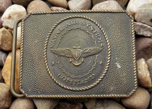 USN Navair Veterans Belt Buckle