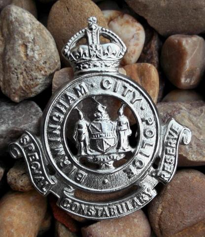 Birmingham City Special Constabulary Cap Badge Kings Crown