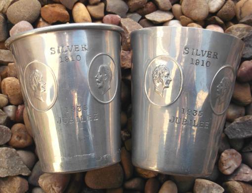 King George Queen Mary Silver Jubilee Cups 1935