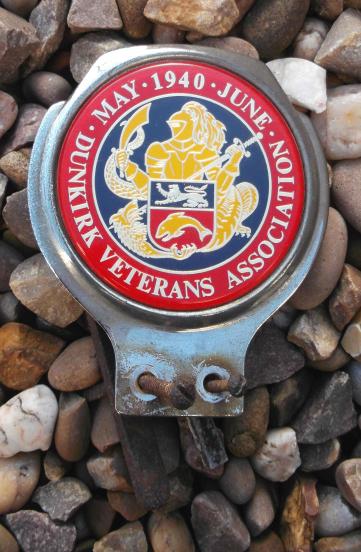 Dunkirk Veterans Association Car Badge