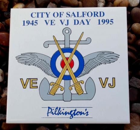 Pilkington WW2 Commemorative Tile 50 Years