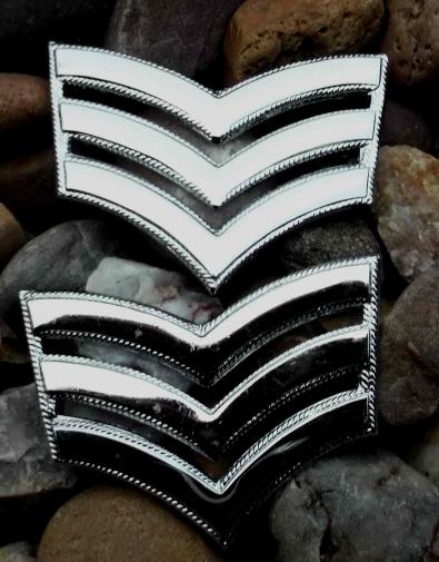 British Metal Sergeants Stripes - Pair