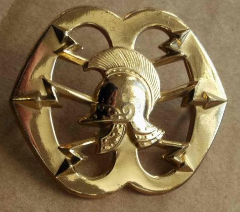 Royal Netherlands Army Signals Corps Cap Badge