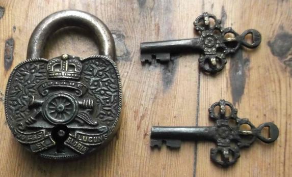 British Royal Artillery Armoury Lock - Reproduction