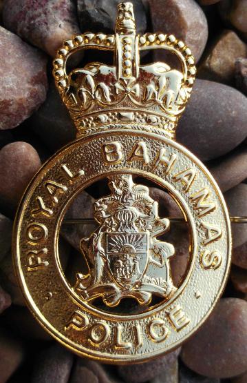 Royal Bahamas Police Helmet Plate EIIR