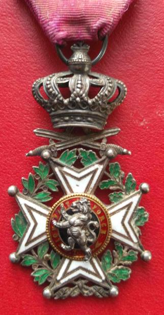 Belgium Order of Leopold Relic Medal