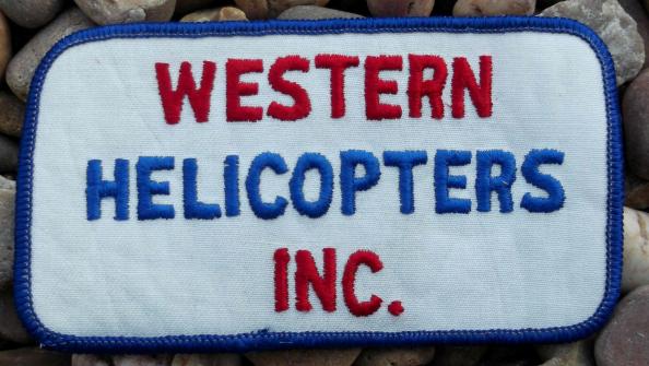 Western Helicopters Coverall Patch