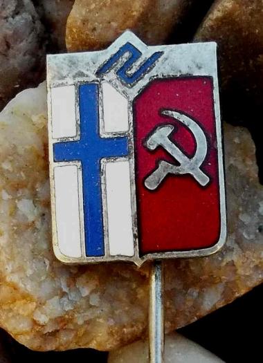 USSR Finland Friendship Stick Pin