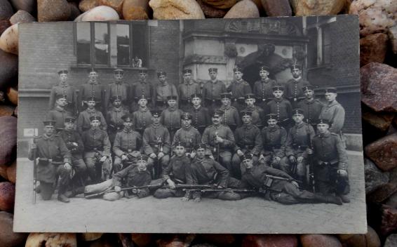 German Imperial Army Unit Photo Postcard