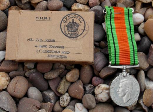 British WW2 Defence Medal in Box