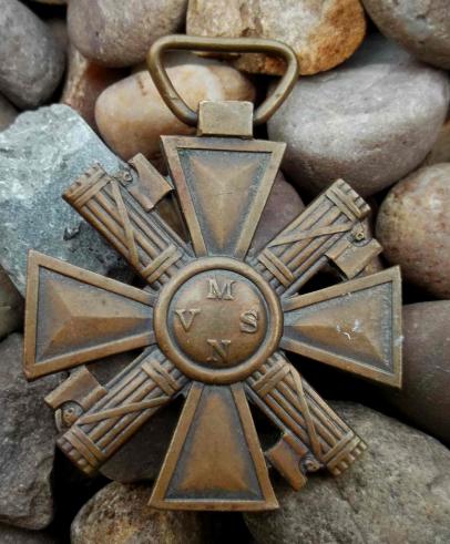 Italian Fascist MVSN Blackshirts Long Service Medal 