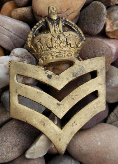 British Commonwealth Army Staff Sergeants Rank Badge